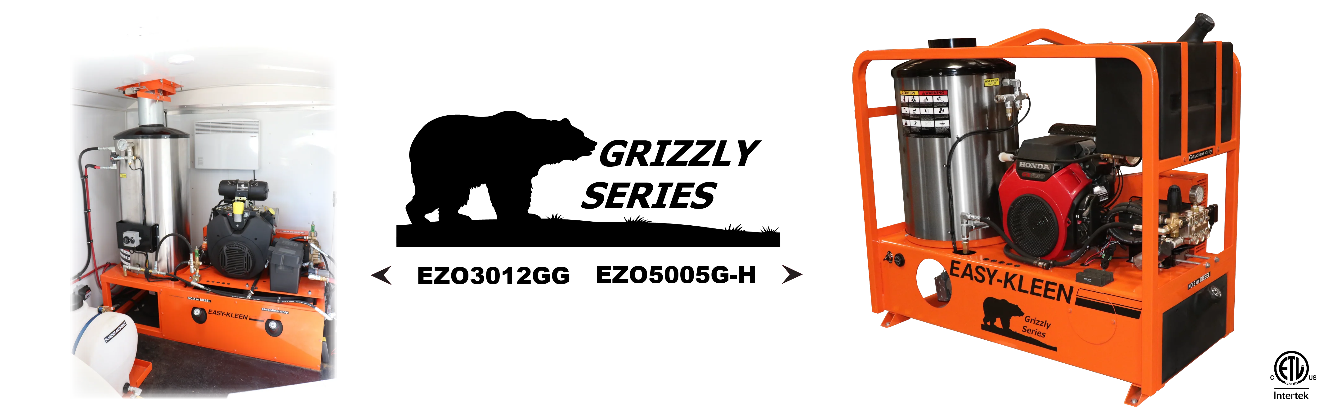 Easy-Kleen 7000 PSI @ 4.0 GPM Belt Drive 24HP HondaEngine General Pump Industrial Hot Water Gas Pressure Washer - Oil Fired - Ysert