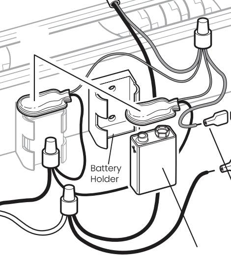 Allegro Battery Holder, 987101E - Ysert