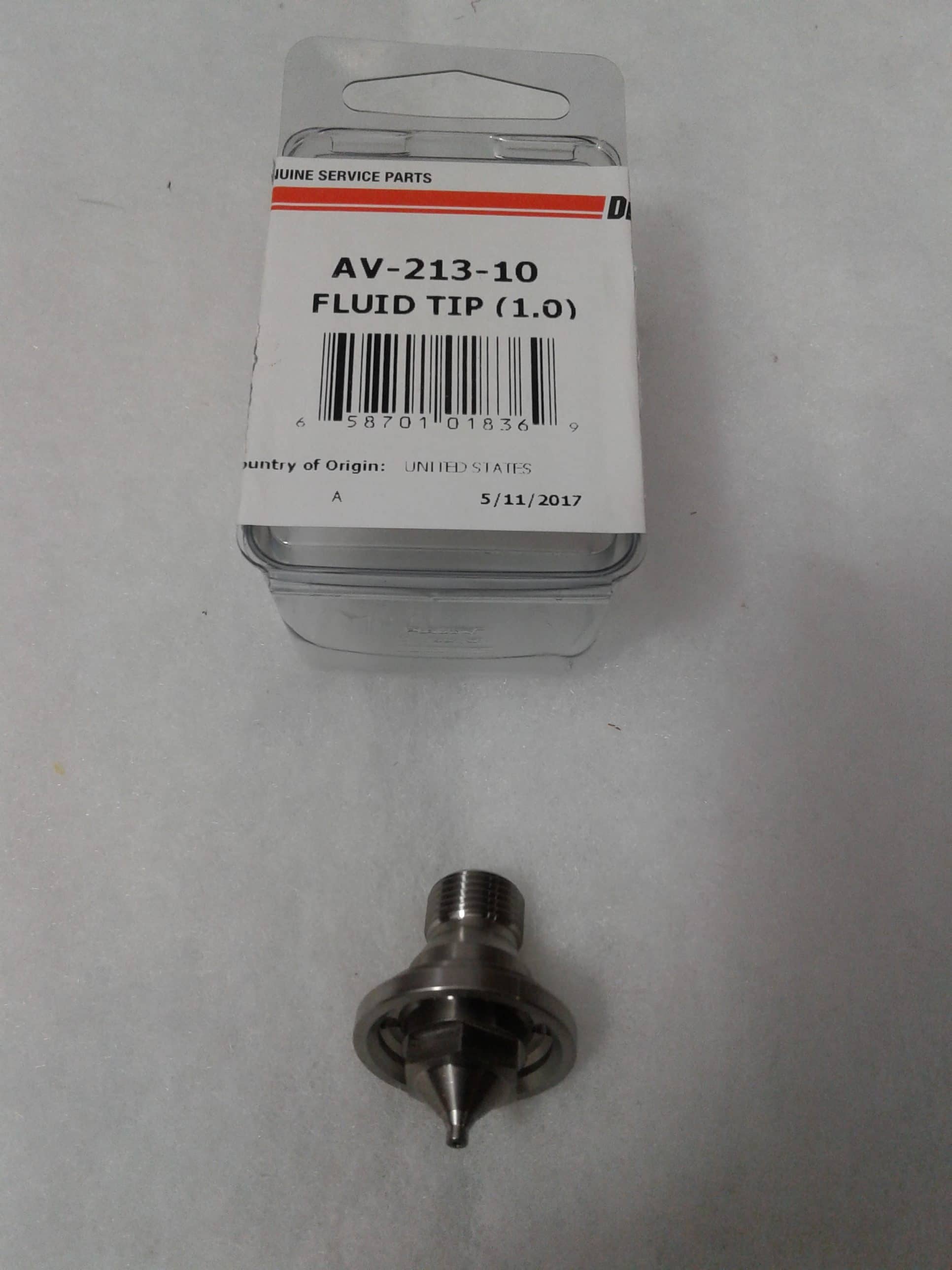 Devilbiss AV-213-10 Fluid Tip Pressure Feed - Ysert