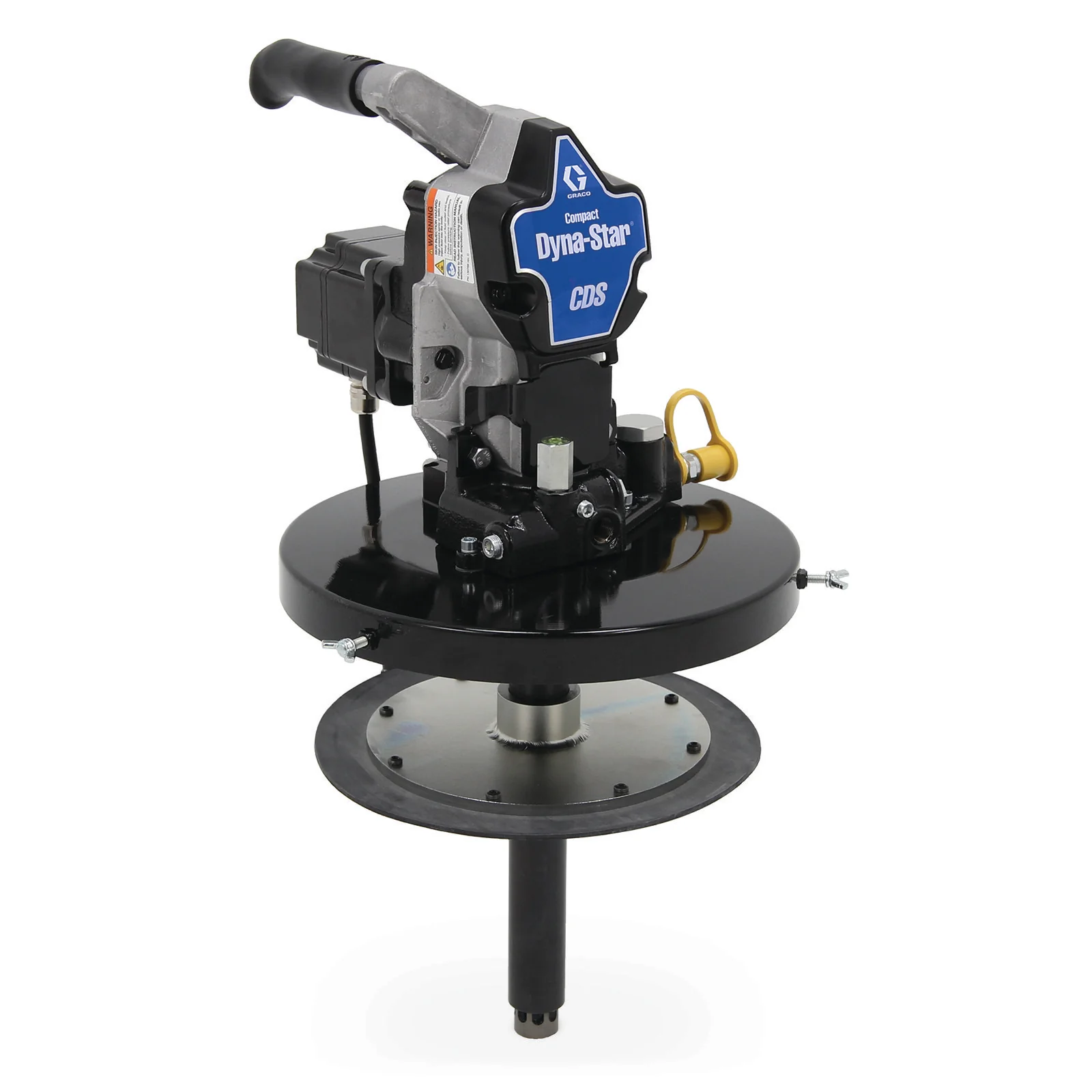 Graco Compact Dyna-Star® 24 VDC Series progressive 35 lb Oil or Grease Bucket Kit, Pump, Lifting Handle, Level Reporting - Ysert