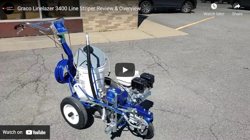 Graco LineLazer 3400 Gas Airless Line Striper - 1 Manual Gun - Ysert