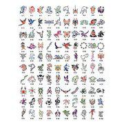 Paasche SB-9 100 Designs Tattoo Stencil Book - Ysert