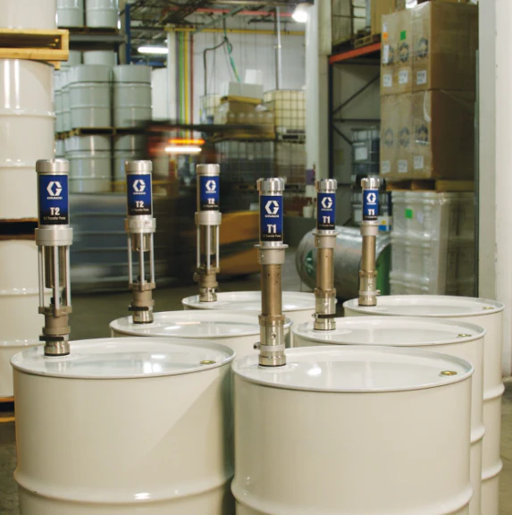 Graco 295616 T2 Supply Pump (Stainless Steel): 2:1 Fluid to Air Ratio - Ysert