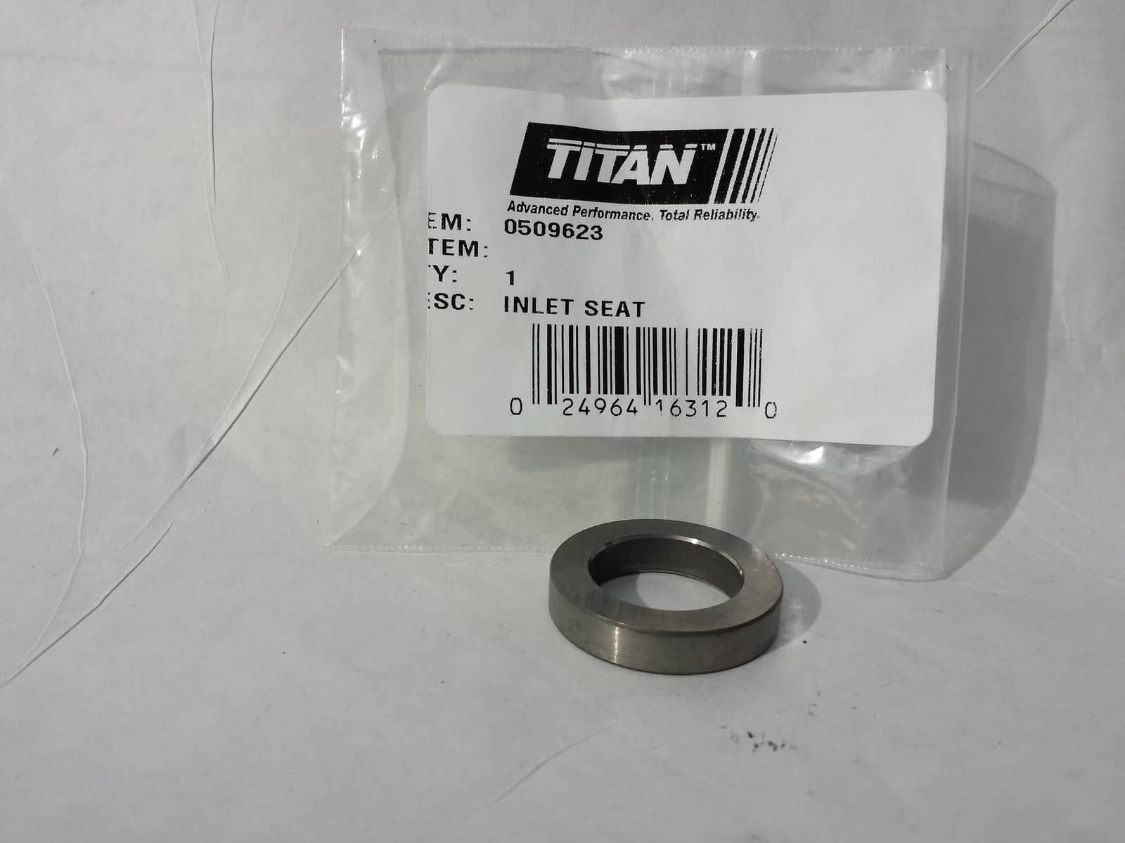 Titan 0509623 Seat, inlet valve - Ysert