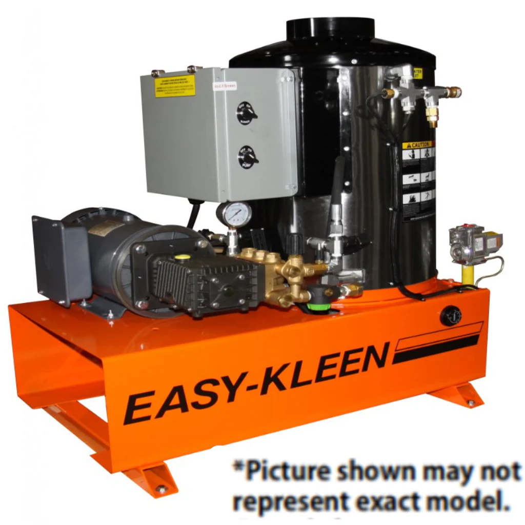 Easy-Kleen 3000 PSI @ 5.0 GPM Belt Drive 10HP 208/440/575V - 3PH Industrial Hot Water Electric Pressure Washer - Natural Gas & Propane Gas - Ysert