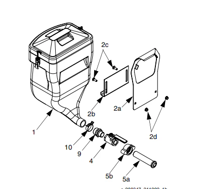 Graco 288347 Xtreme Sprayer Hopper Feed Kit - Ysert