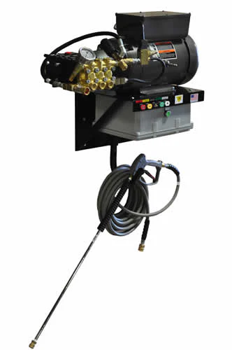 Cam Spray Professional (3000 PSI) Electric-Cold Water Wall Mount Pressure Washer w/ Auto Start-Stop (230V 3-Phase) - Ysert