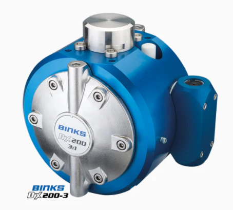 Binks DX200-3 3:1 Ratio Diaphragm Pump - Cart Mount - Manual Regulator w/ Filter - Ysert