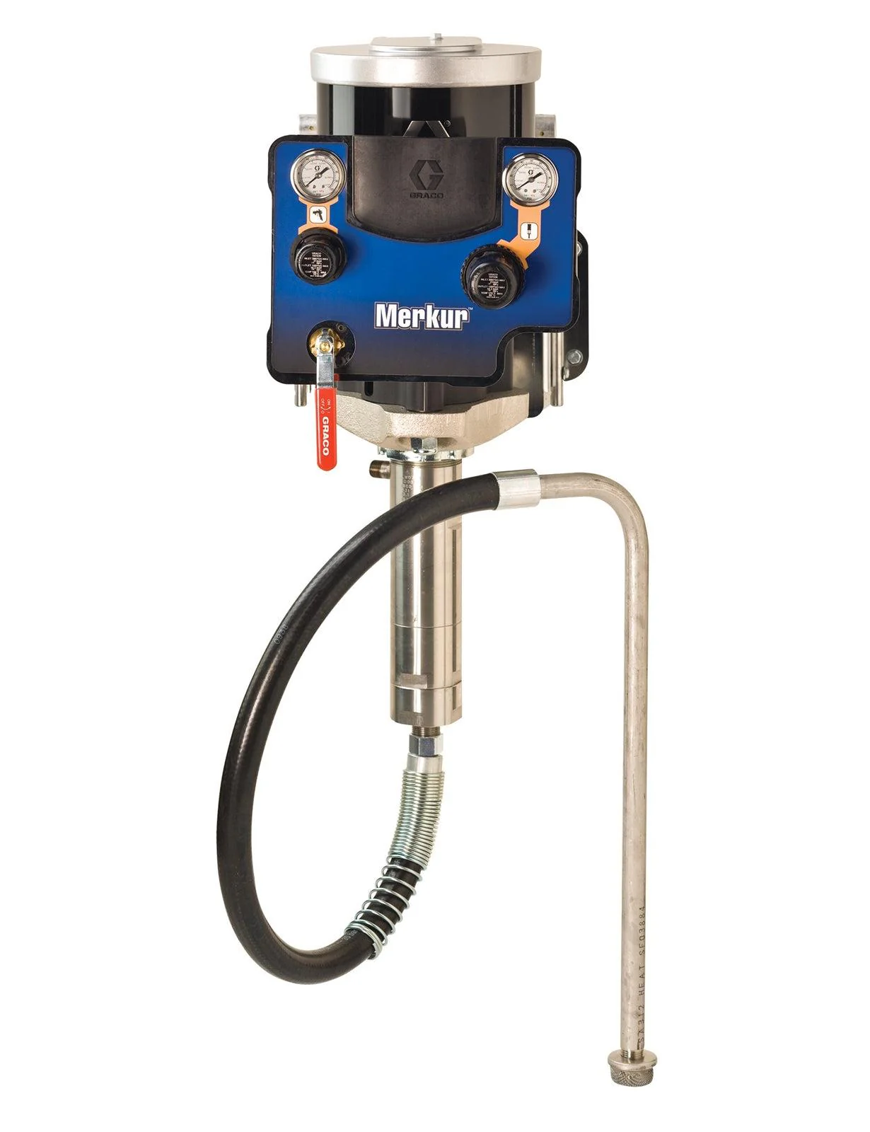 Graco 3:1 Merkur Air Spray Package, 125cc, Wall, Pump/Gun Air Controls, Siphon Kit, No Applicator - Ysert