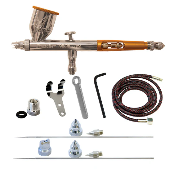Paasche TG Talon Double Action Gravity Feed Airbrush Set - Ysert