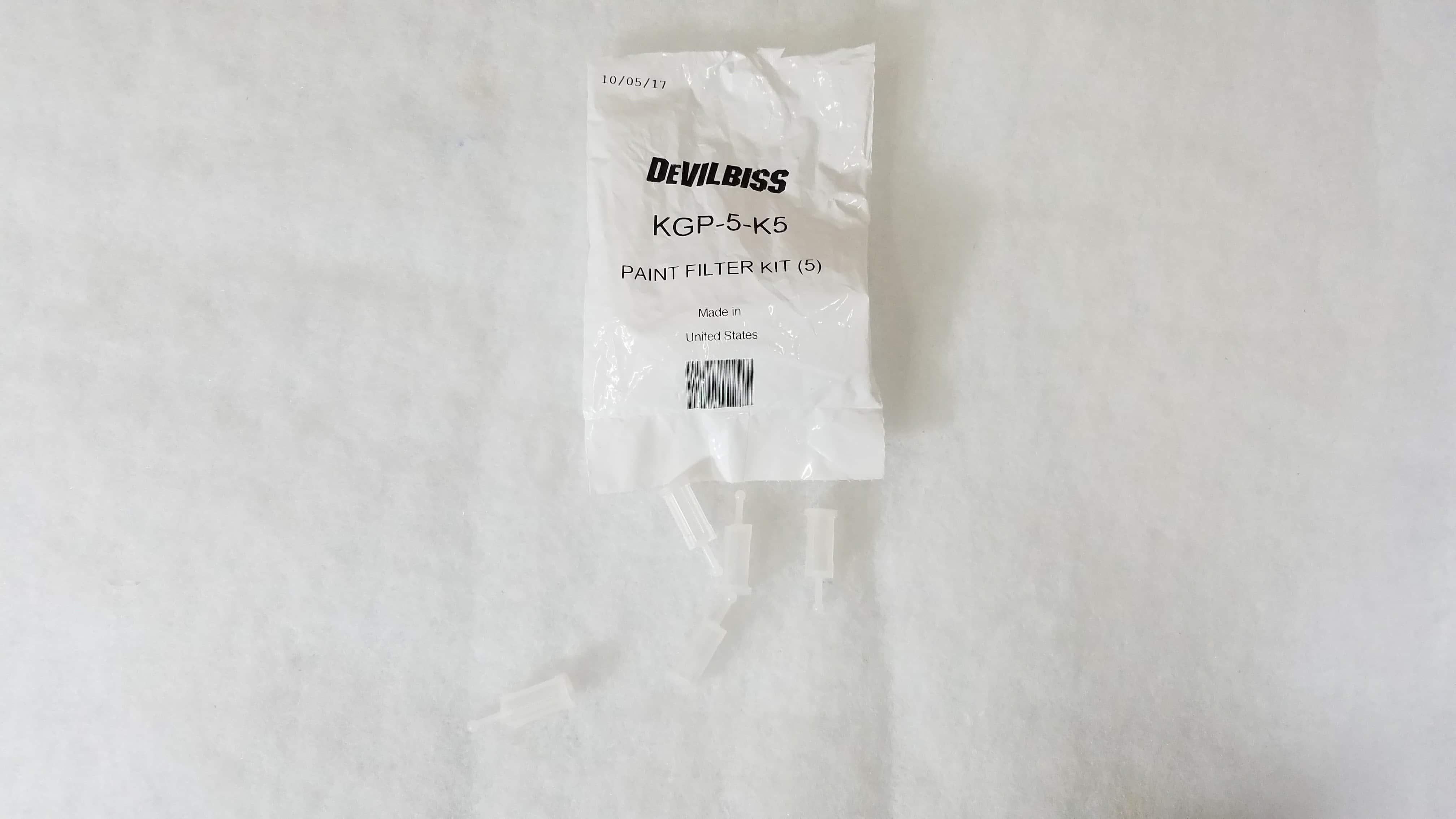 Devilbiss KGP-5-K5 Paint Filter Kit. - Ysert