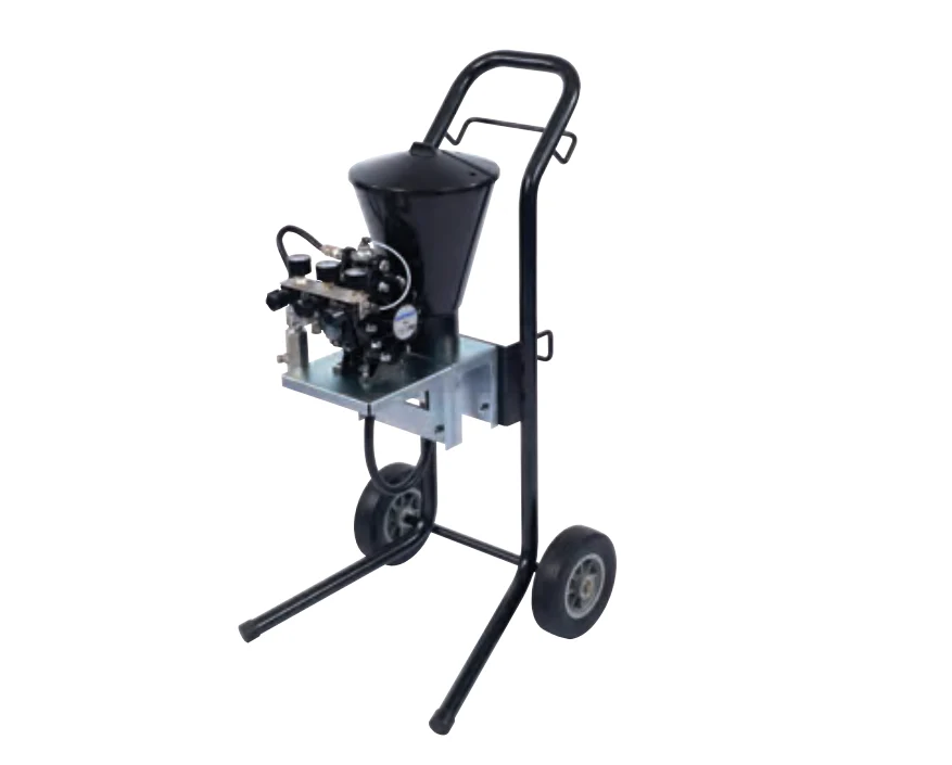 BINKS DX70 Bare Diaphragm Pump - Cart Mounted (Gravity Feed 1.4 gal (6L) hopper not Included) - Ysert