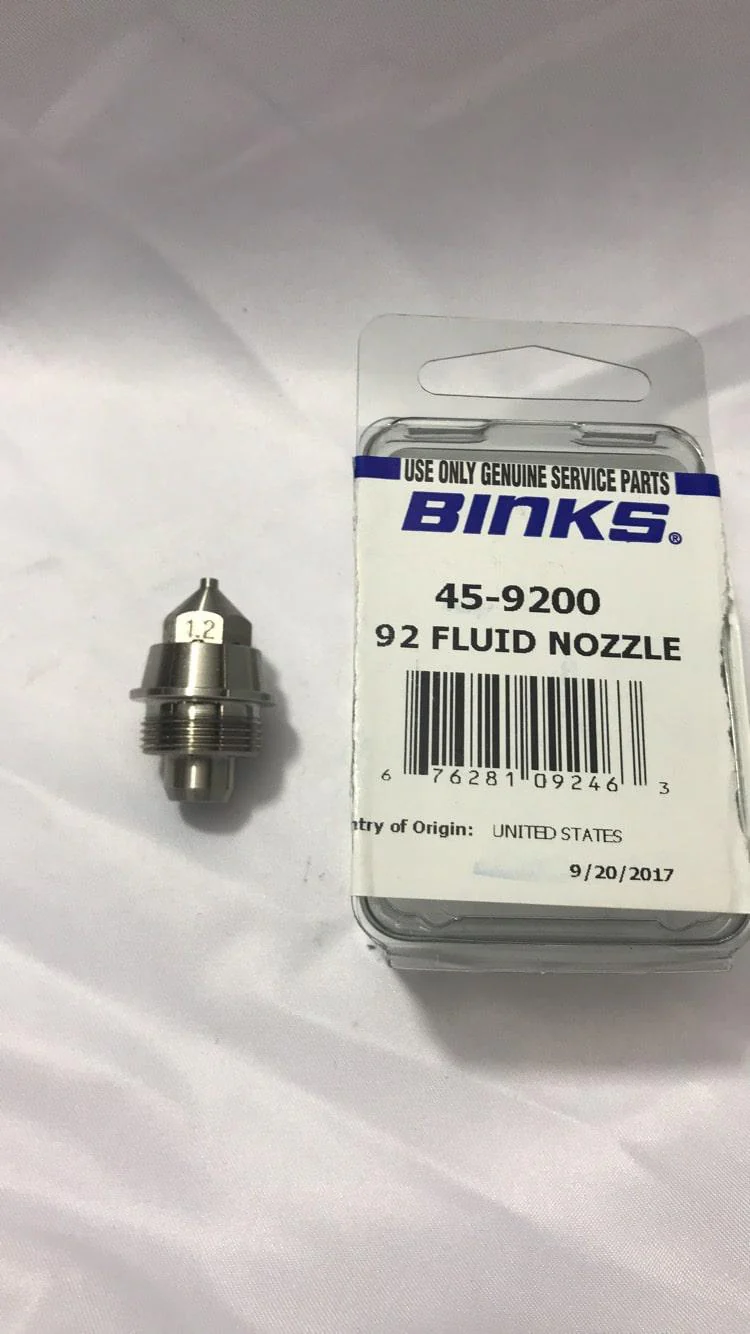 Binks 45-9200 92 Fluid Nozzle (1.2mm) - Ysert