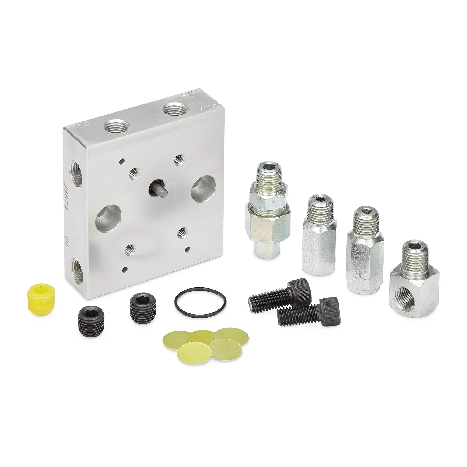 Graco Baseplate Manifold Kit for Modu-Flo Pumps, NPSF (NPT), Reservoir Mount, Outlet/Fill Check Valves, Tubed Blowout - Ysert