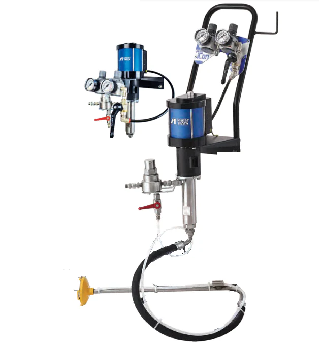 IWATA 140016A0-T ICON ICON-M233N-SWM2 30:1 Multi Spray Pump & Kit - Assembled on Wall Mount - Ysert