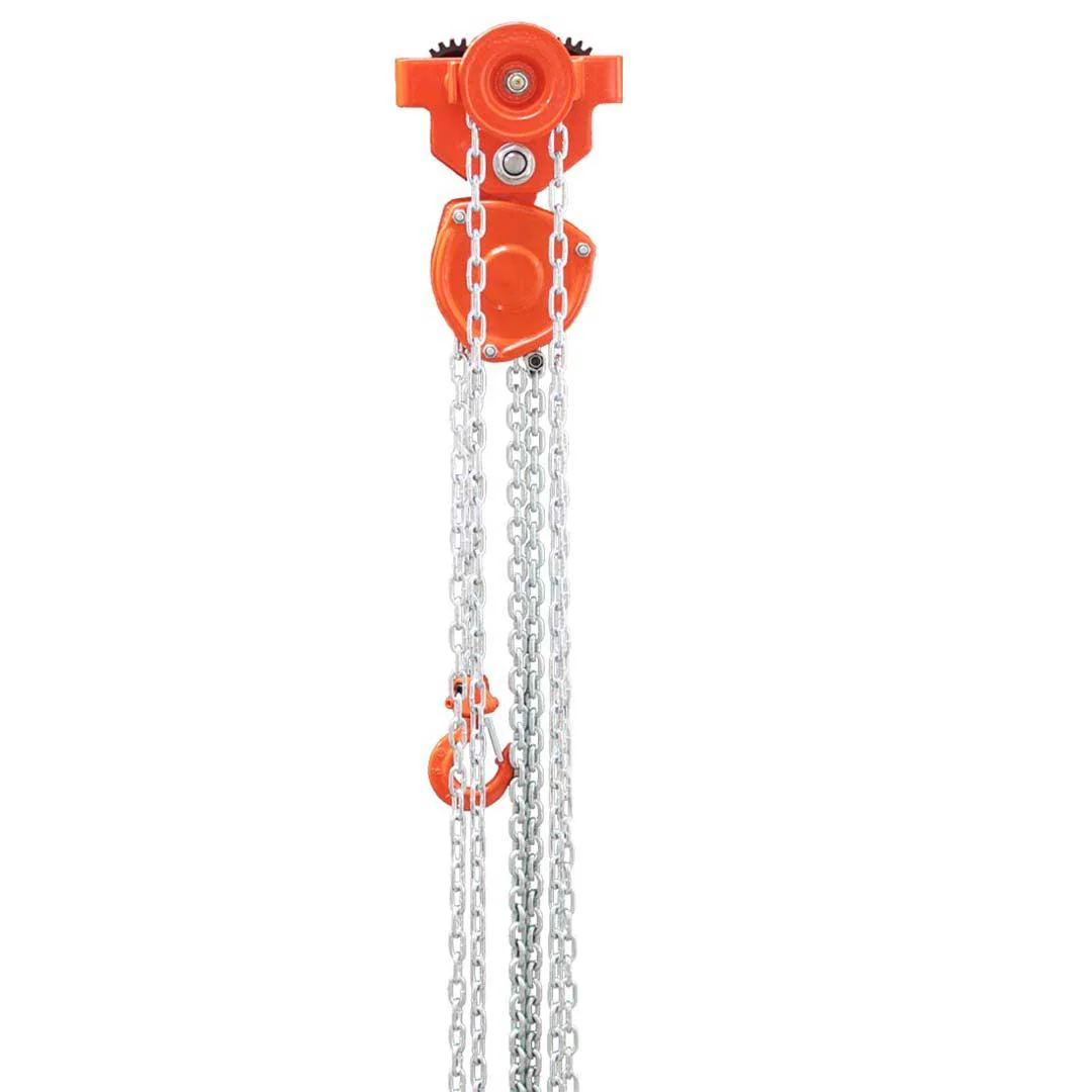 Tiger Lifting CCBTPS-0100 1.0-ton Single Bar 10-ft. Std. Lift Combination Chain Block & Trolley (Plain/Push combination units) - Ysert