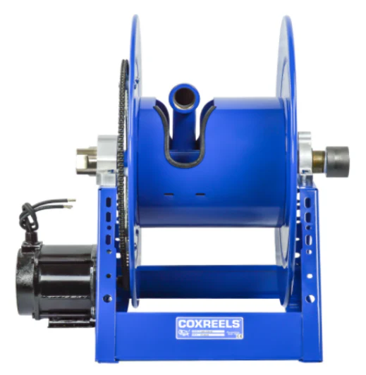 Motor Driven Hose Reel - 1500 PSI - 1185 Series Air #4 VANE Aluminum Body Air Motor - REEL ONLY - Ysert