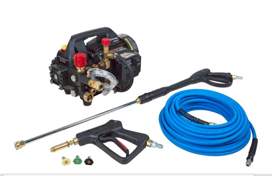 Mi-T-M 1400 PSI @ 1.5 GPM NEMA 5-15P Direct Drive Triplex Crankshaft Pump Cold Water Electric Hand Carry Pressure Washer w/ Mister Combination - Ysert