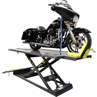 RANGER RML-1500XL (5150605) Deluxe Extended Motorcycle Lift Platform with Front Wheel Vise - Ysert