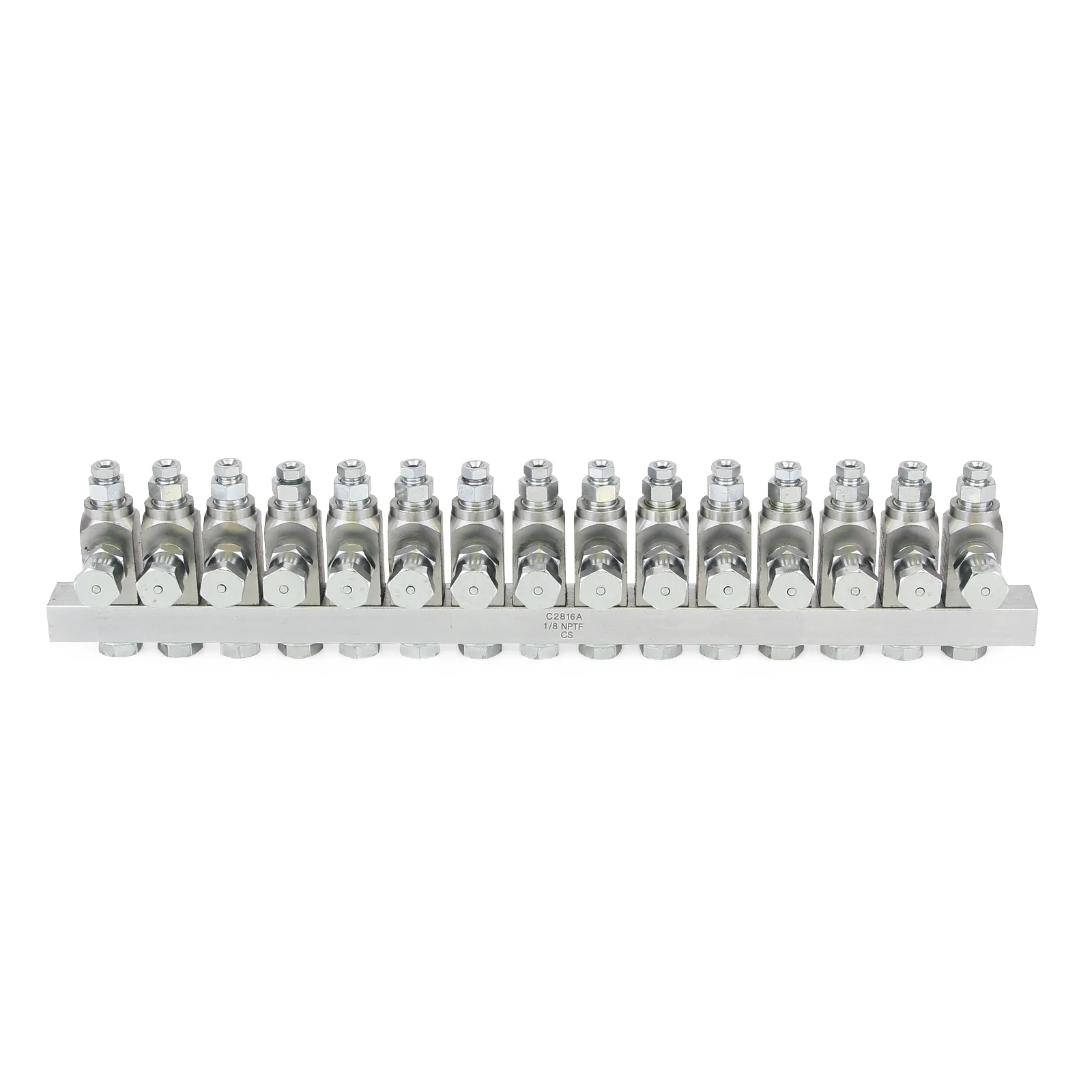 Graco GL-33™ Grease Injector, Carbon Steel, 15 Injector Manifold, 1/8 in. BSPP x 6 mm - Ysert