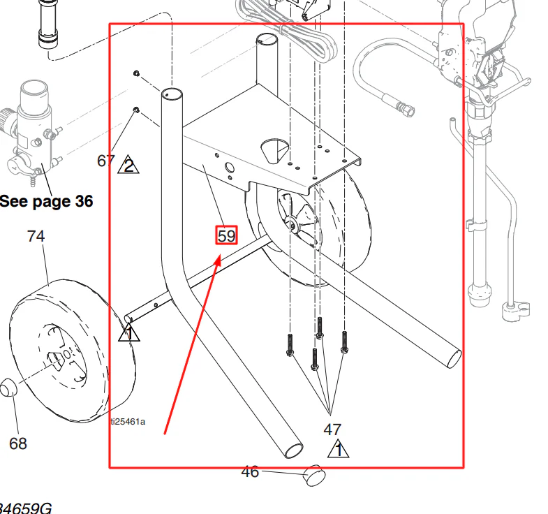 GRACO 17C485 FRAME - Ysert