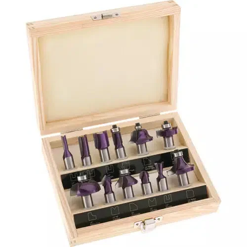 Grizzly H5561 - Router Bit 12 Pc. Set, 1/2