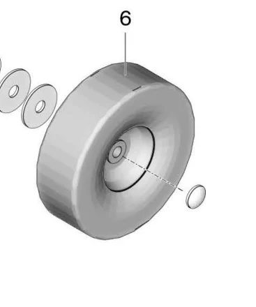 Graco 16Y889 Wheel, 11 - Ysert