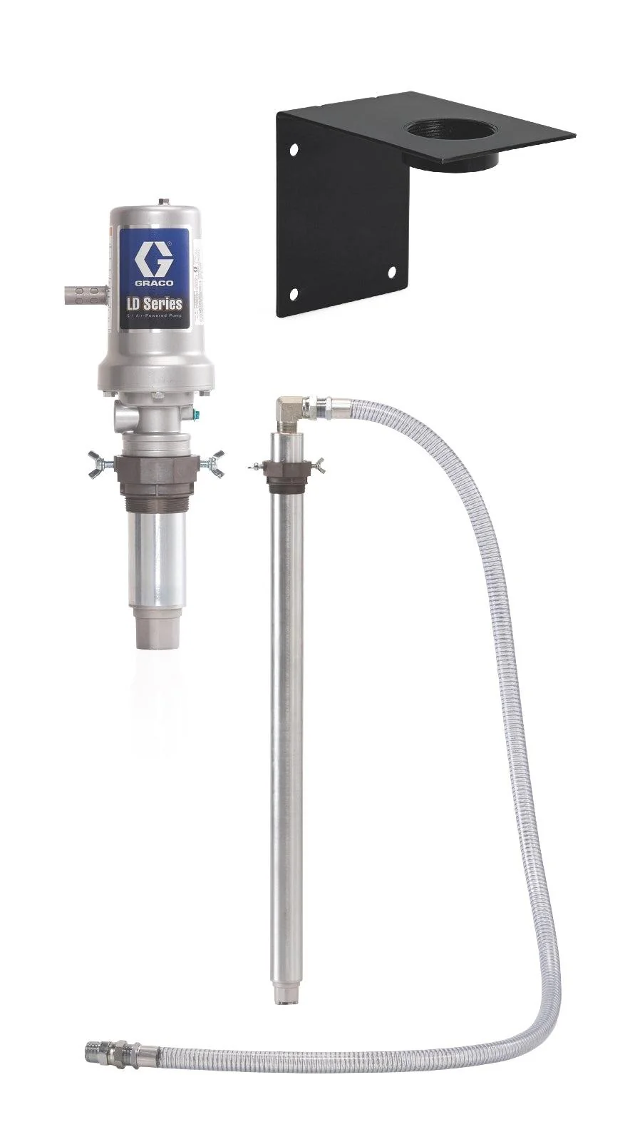 Graco LD Series 5:1 Wall Mount 55 Gallon (200 Liter) Oil Pump Package - BSPP - Ysert