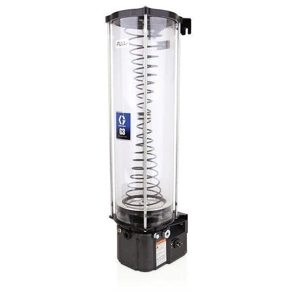 Graco G3™ Standard Grease Lubrication Pump, 24 VDC, 20 Liter One-Piece Reservoir, Follower Plate, External Low Level, DIN - Ysert
