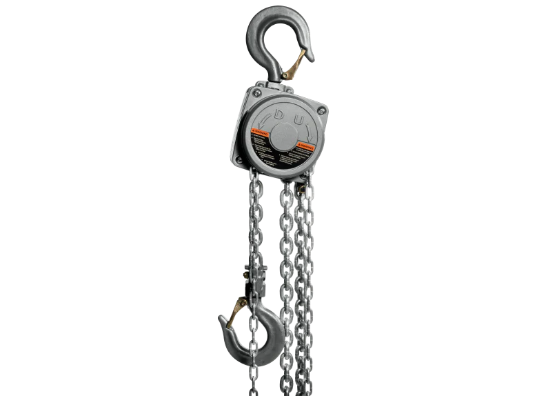 JET AL100 Series 1-Ton Aluminum Hand Chain Hoist with 70ft of Lift | AL100-100-70 - Ysert