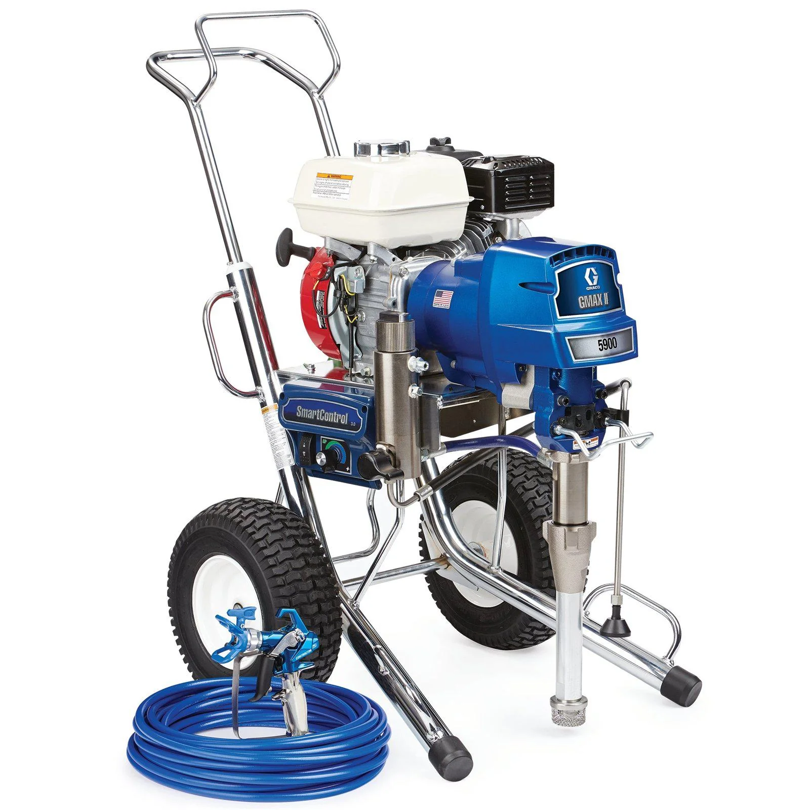 Graco GMAX II 5900 ProContractor Series 3300 PSI @ 1.6 GPM Gas Airless Sprayer - Hi-Boy - Ysert