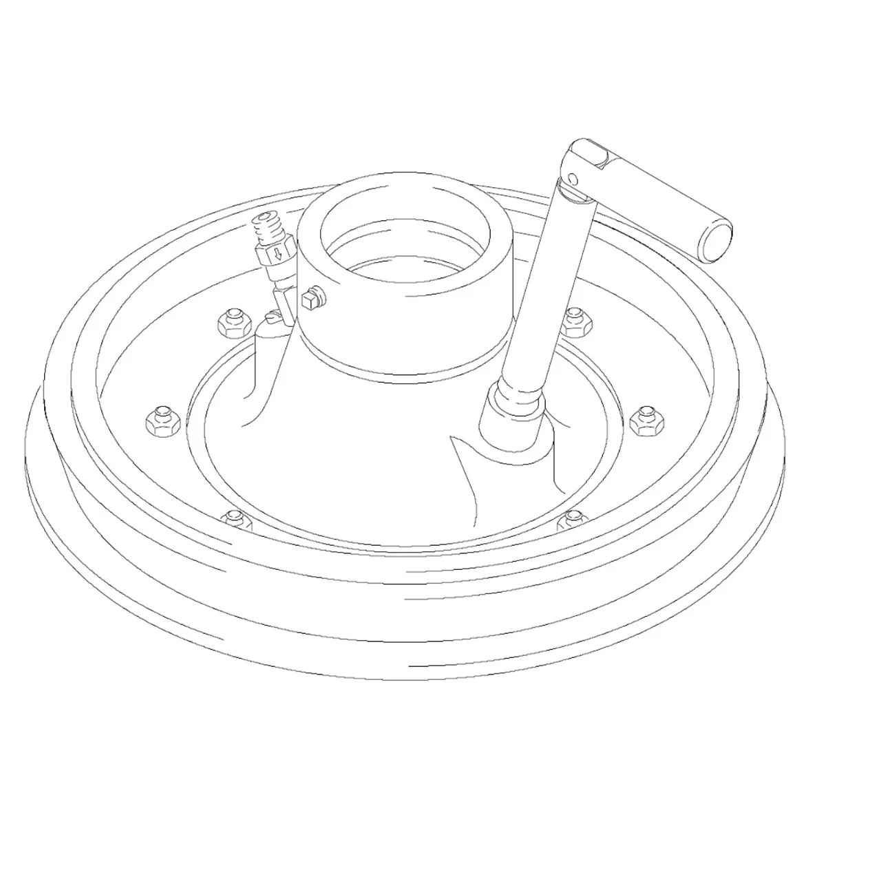 Graco 222812 5-gal. Wiper Plate - Ysert