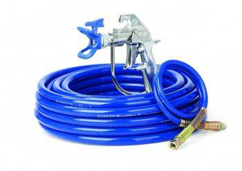 Graco Silver Plus Gun & Hose Kit 50 ft. x 3/8 in. x 4000 PSI Airless Hose, and RAC-X Tip - Ysert