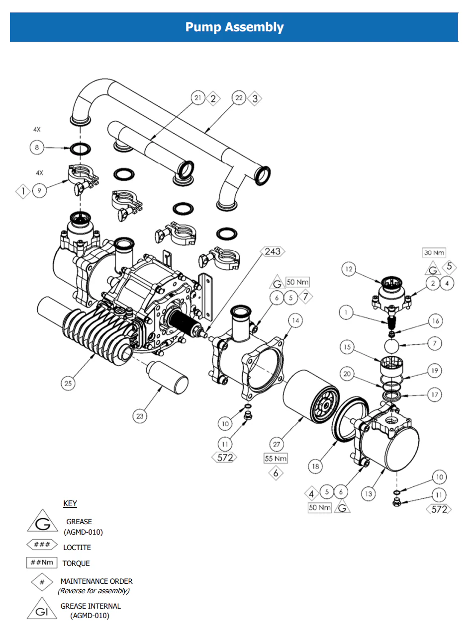 Binks - 193705 AIR MOTOR ASSEMBLY, MAPLE 30 - Ysert