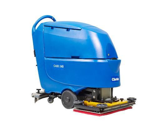 Clarke 56385415 CA60 20DT disc traction Compact Floor Scrubber 140 (AGM) batteries, onboard charger, pad holder - Ysert