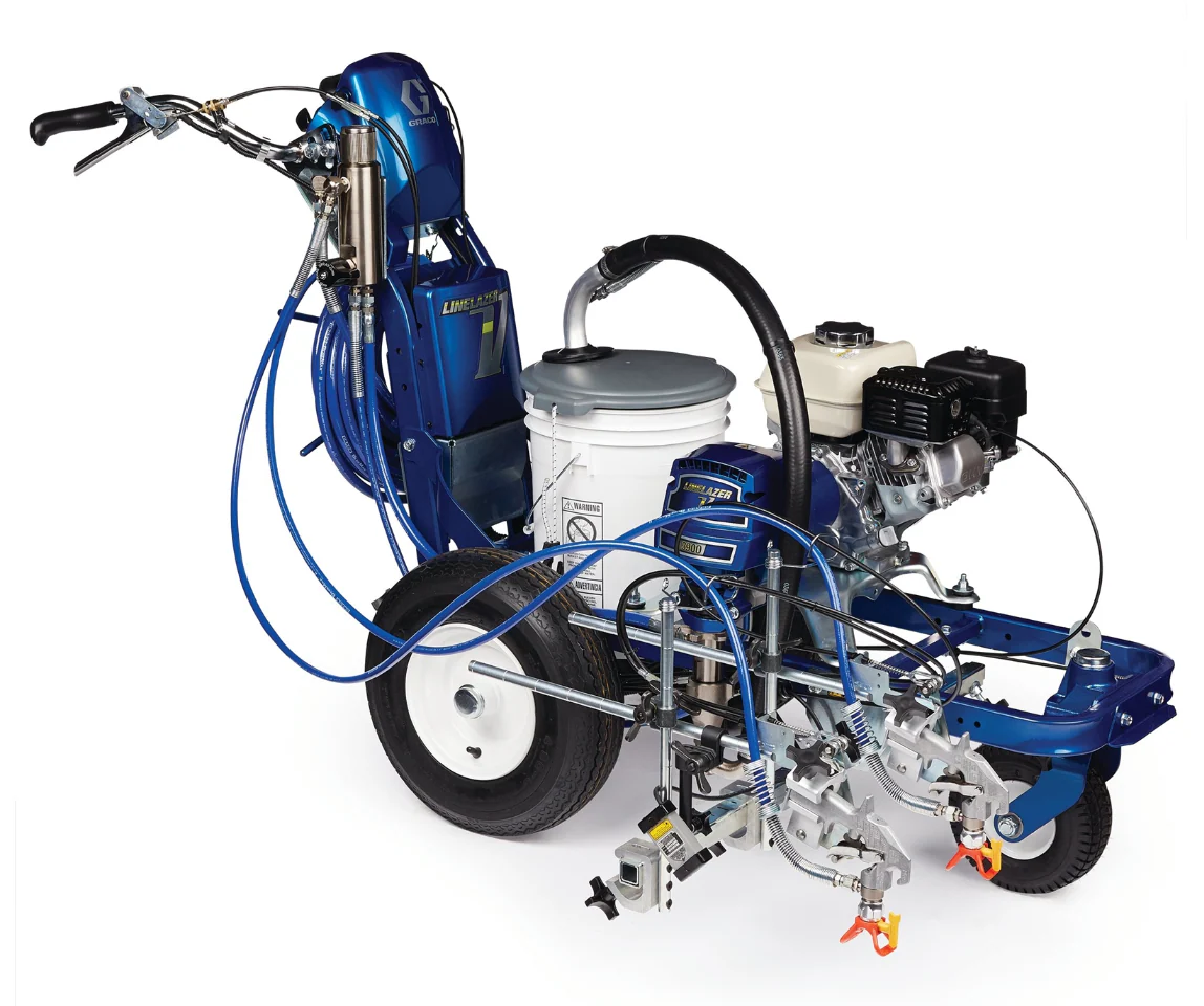 Graco 17K579 LineLazer V 3900 HP Automatic Series Gas Airless Line Striper, 2 Auto Guns - Ysert