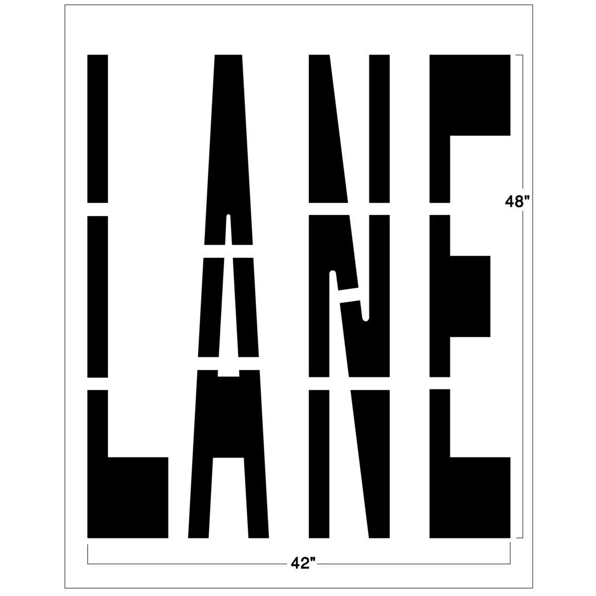 NEWSTRIPE 48 Inch Federal LANE - Ysert