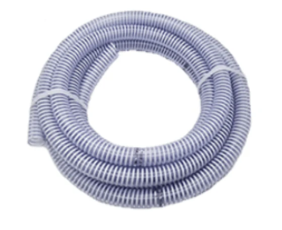 AG 3111 3/4”x 20’ PVC Clear/White Suction Hoses - Ysert