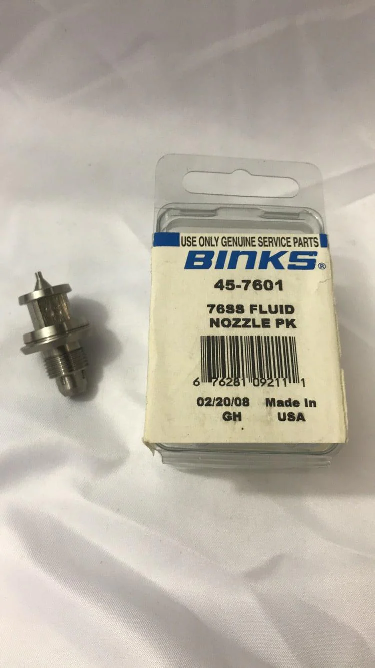 Binks 45-7601 76SS Fluid Nozzle (1.0mm) - Ysert