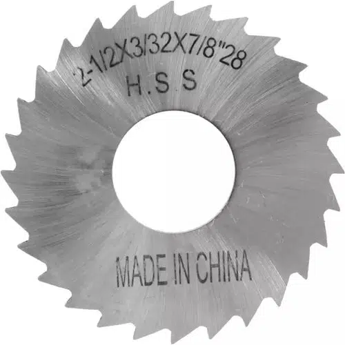 Grizzly G9472 - HSS Slitting Saws - 2-1/2