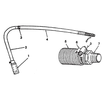 Titan 103-826 PowerTwin 4900 Siphon Hose Assembly - Ysert