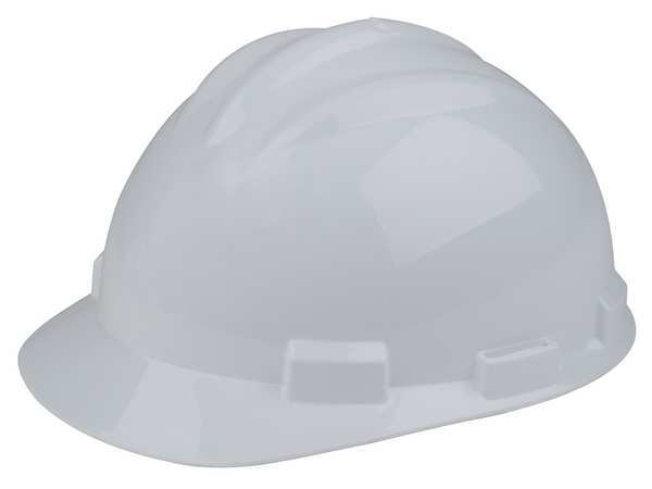 Bullard Front Brim Hard Hat, Type 1, Class E, Ratchet (4-Point) (White, Series 61) - Ysert