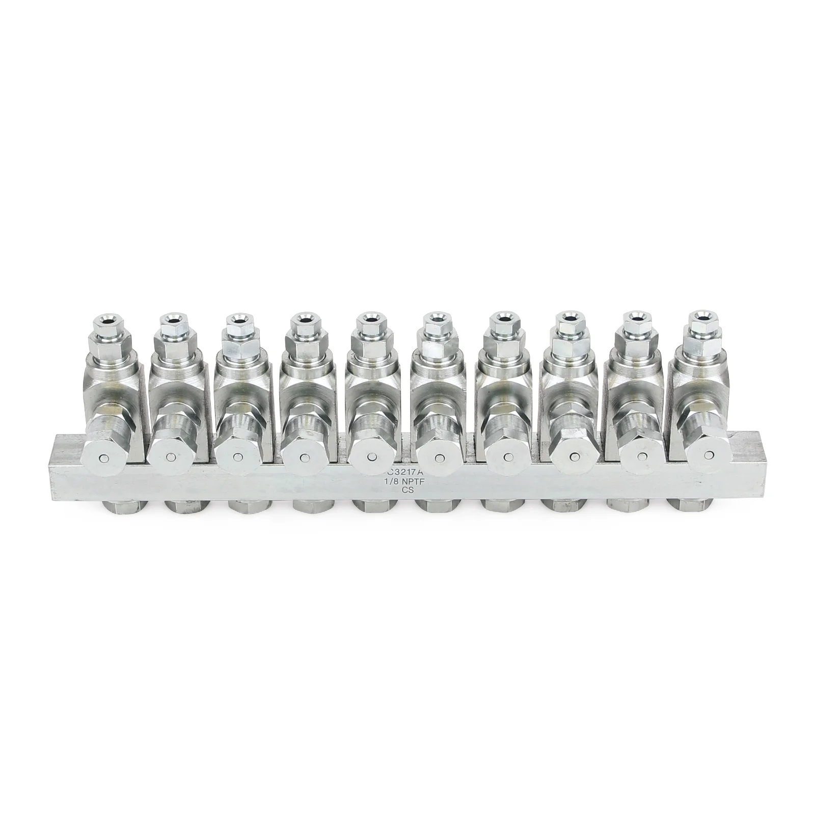 Graco GL-33™ Grease Injector, Stainless Steel, 10 Injector Manifold, 1/8 in. NPT x 1/8 in. - Ysert