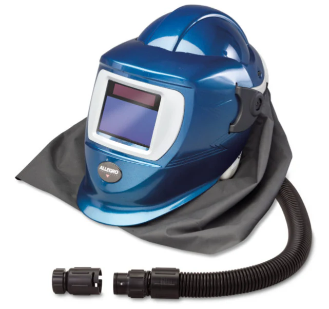 Allegro Deluxe Supplied Air Shield & Welding Helmet w/LP Adapter - Ysert