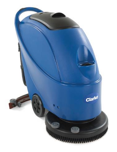 Clarke CLARKE510B CA30™ 20B Floor Scrubber 105 Ah maint-free (AGM) batteries, onboard charger, and Brush - Ysert