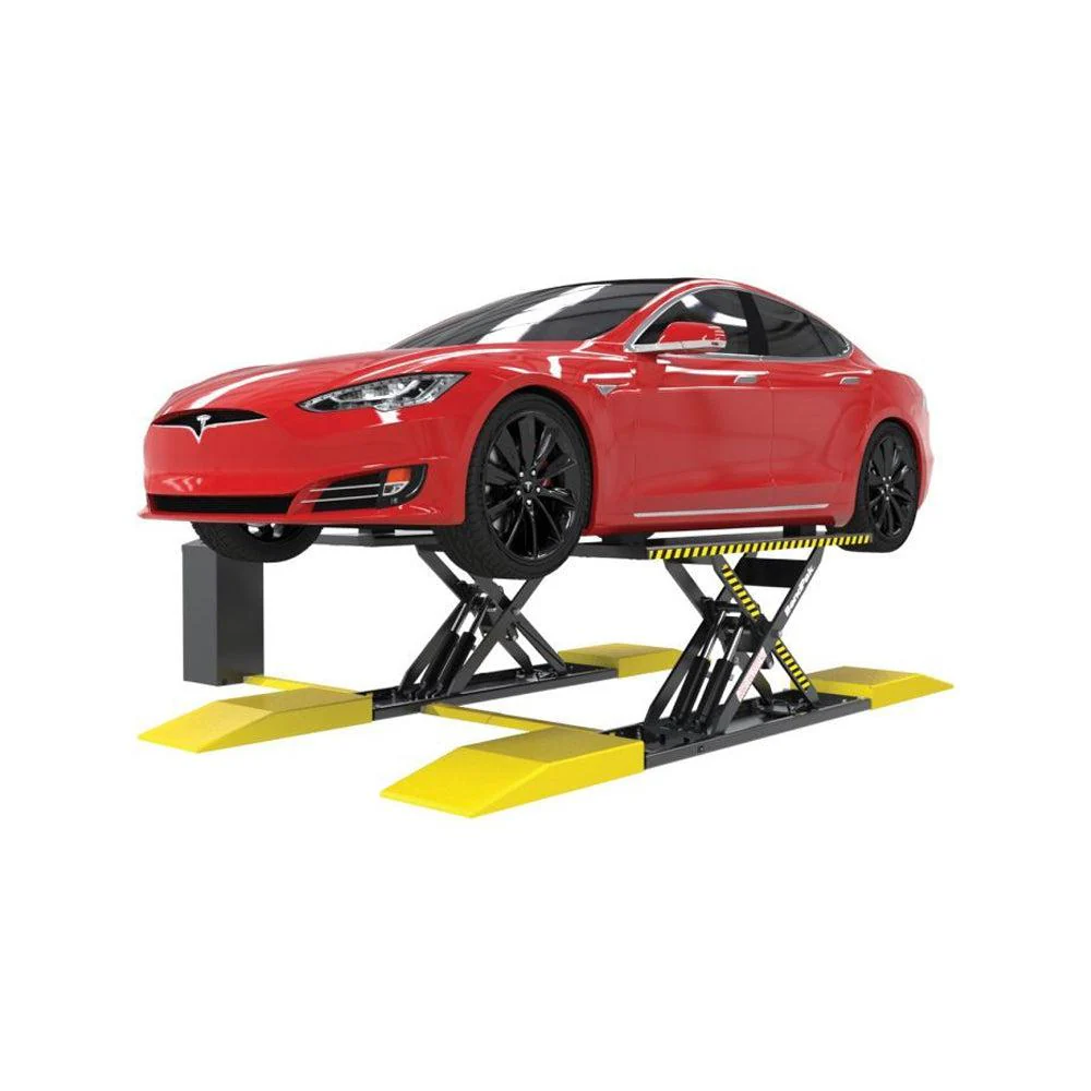 MDS-6EXT 6,000-lb. Capacity  Mid-Rise Scissor Lift  Open-Center  Extended Platform - Ysert