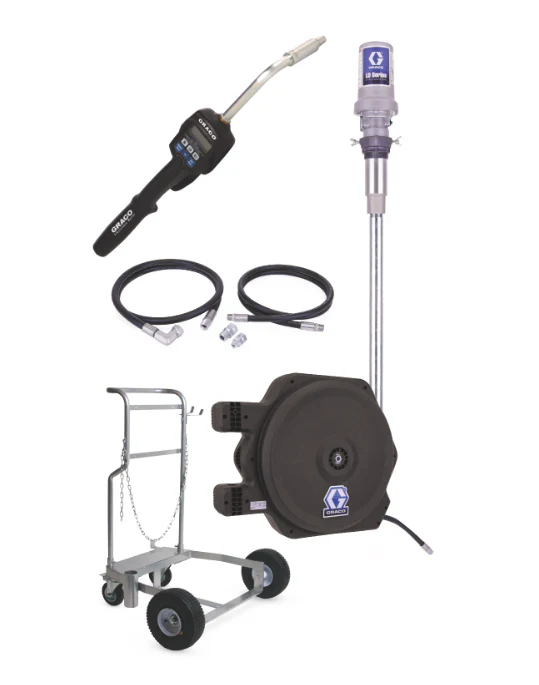 Graco 24H918 Ld Series 5:1 200 Liter Mobile Oil Pump Package - Preset Meter Type - Ysert