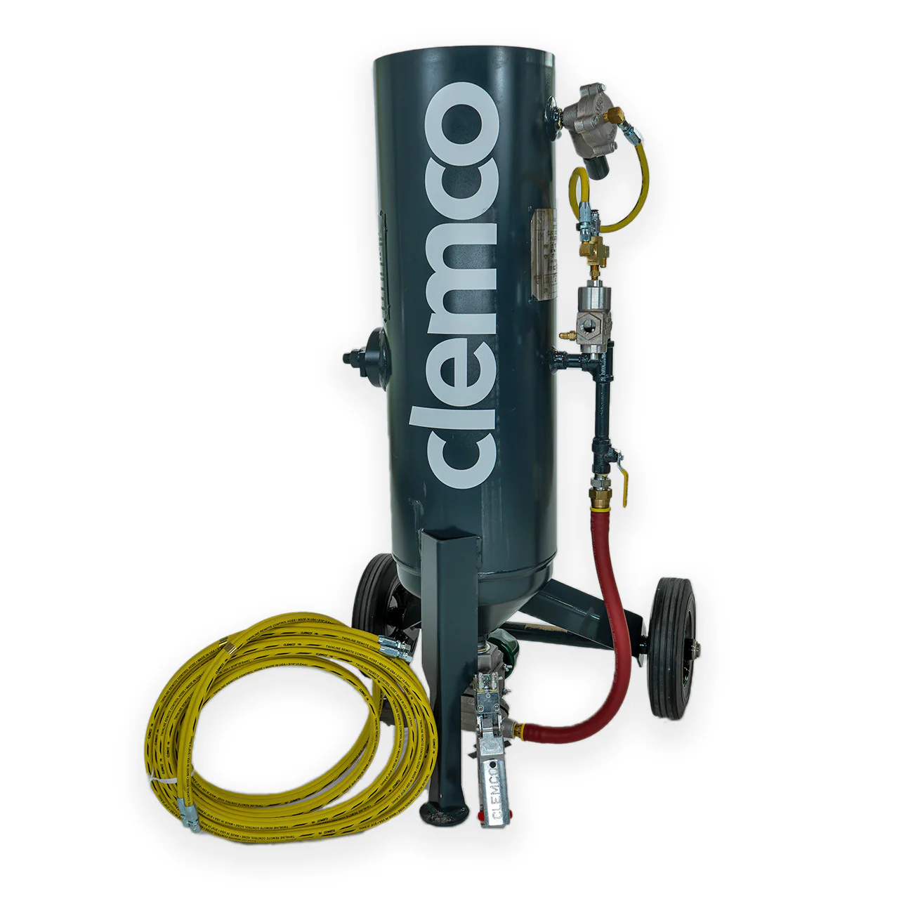 Clemco 1 cu ft Classic Blast Machine Model 1042 with Manual Valve (MSV) - Portable 1/2 inch Piping - W/ Remote - Ysert