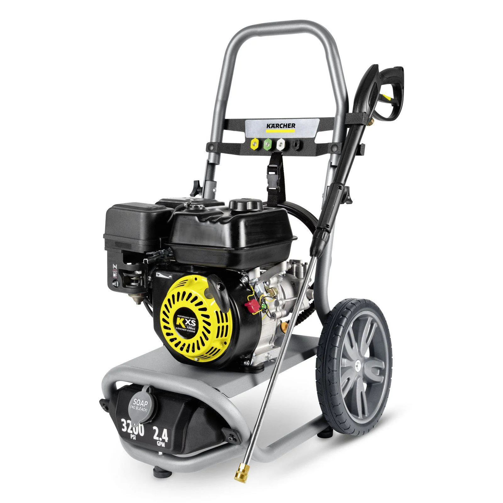 K'A'RCHER G3200X 3200 PSI @ 2.4 GPM Direct Drive Axial Kärcher KXS® Cold Water Gas Pressure Washer - Ysert