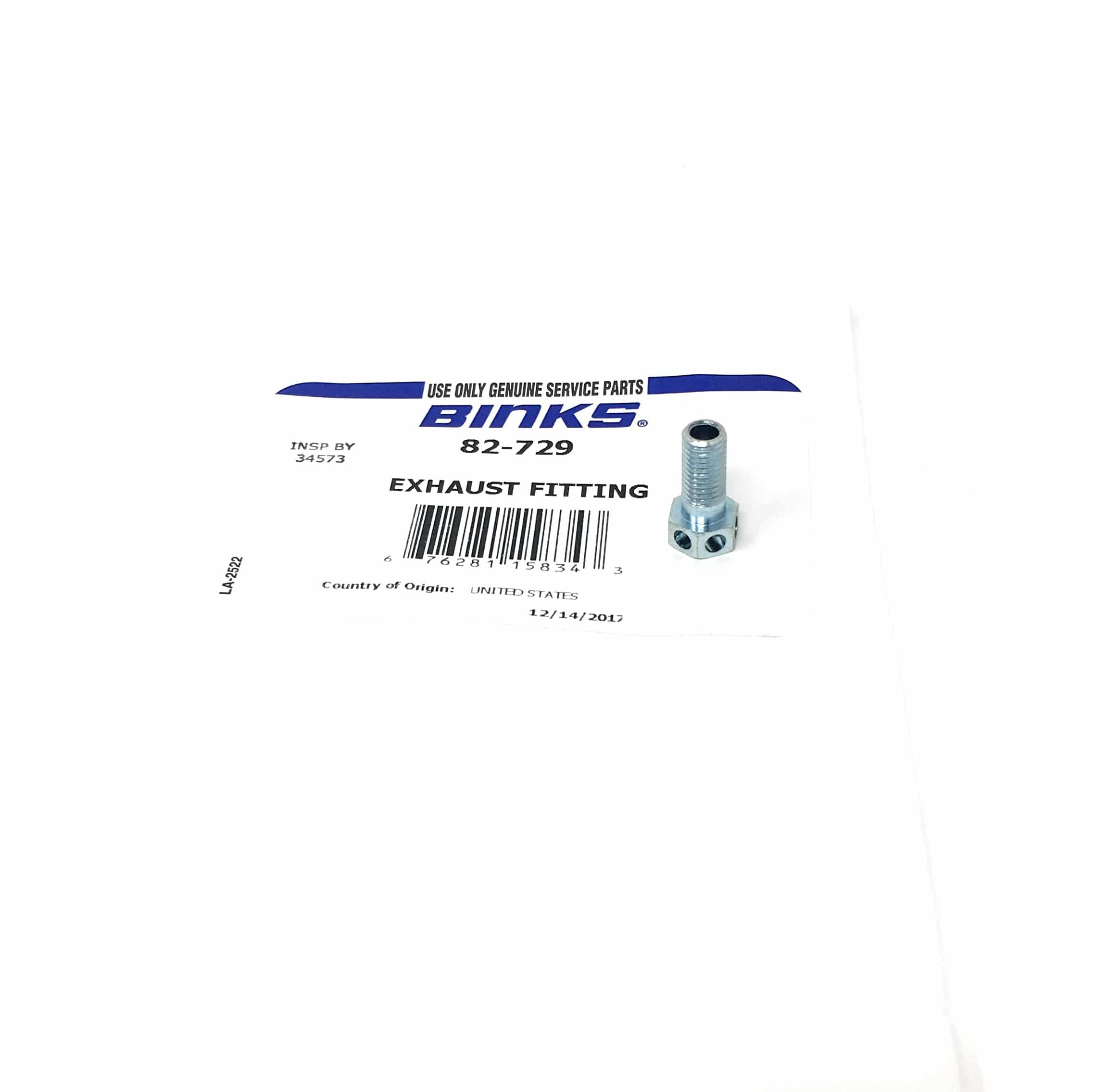 Binks 82-729 Exhaust Fitting - Ysert